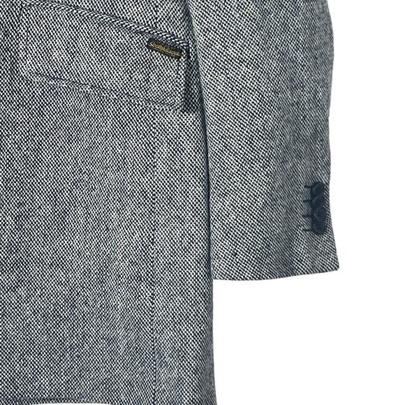 Scotch & Soda Wool Blend Tweed Jacket With Removable Puffer Innervest Size S - Picture 4 of 16